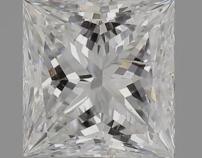 0.72 Carat F SI1 Princess Cut Diamond