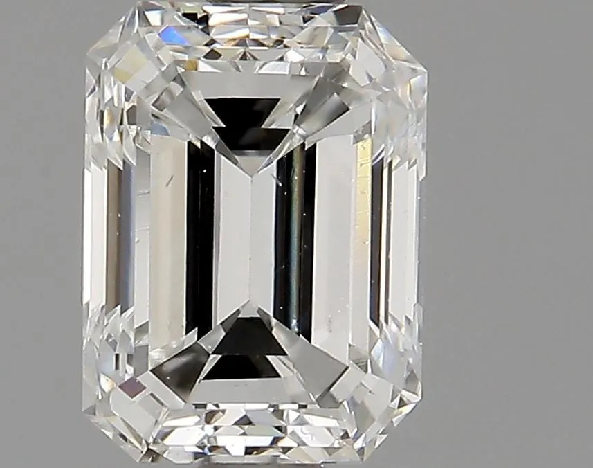 0.90 Carat F SI1 Emerald Diamond