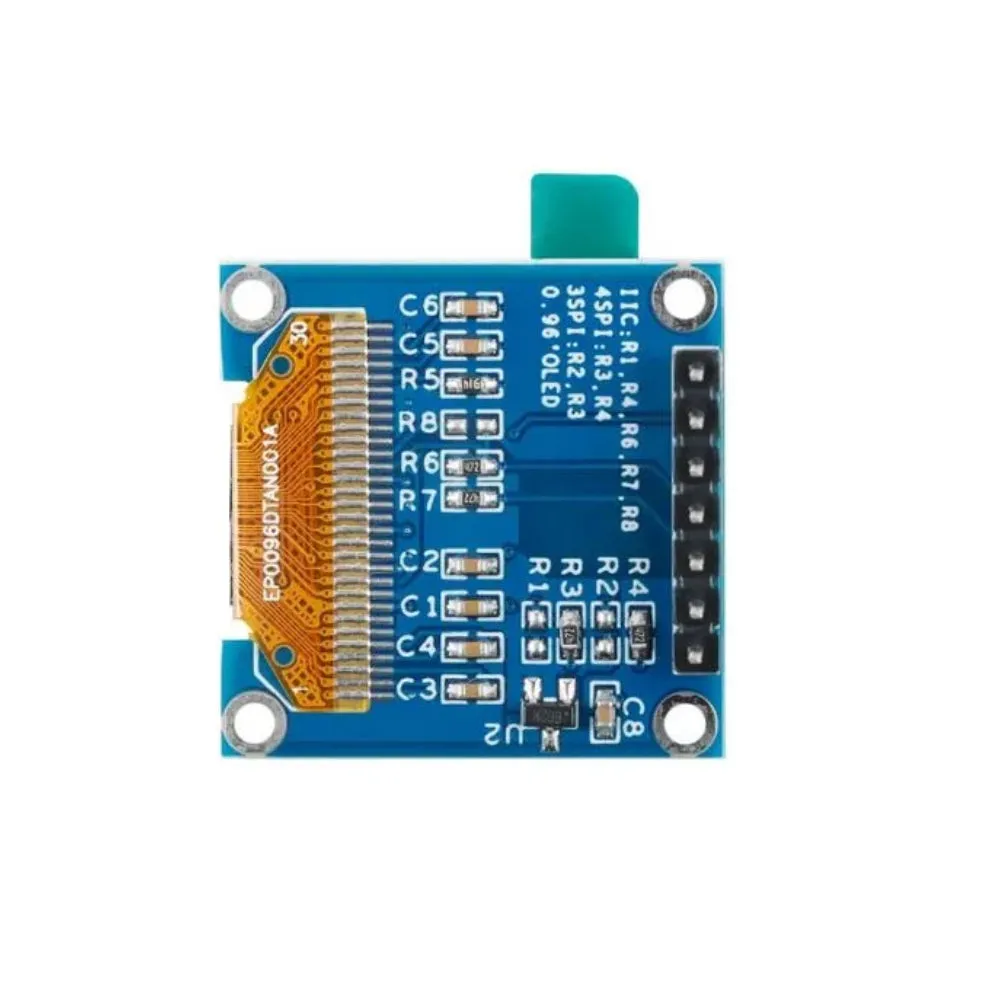0.96 inch OLED Display Module SPI I2C IIC 128×64 7 Pin Blue