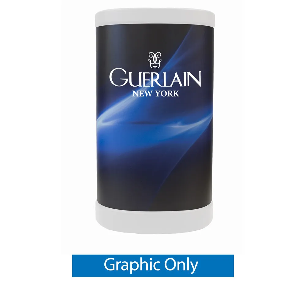10 ft. EZ Tube Display - Curve Single-Sided Graphic Package