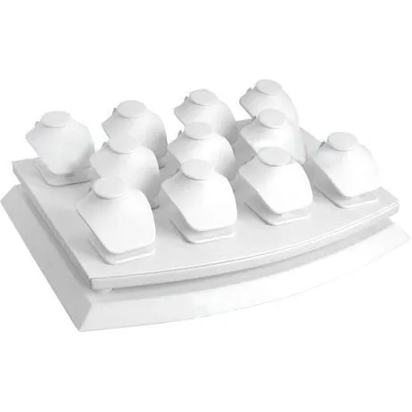 11-Piece Mini-Bust Necklace Display Set