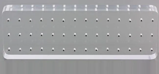 16g Internal Acrylic Solid Block Display with 42 Posts