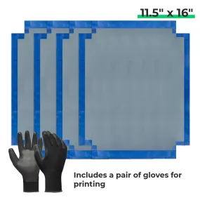 200 Mesh Coated Screen (4pcs) 11.5" x 16"
