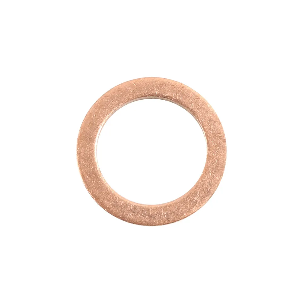 25Pcs 14mm Cooper Oil Drain Plug Gasket 007603-014106 Replacement
