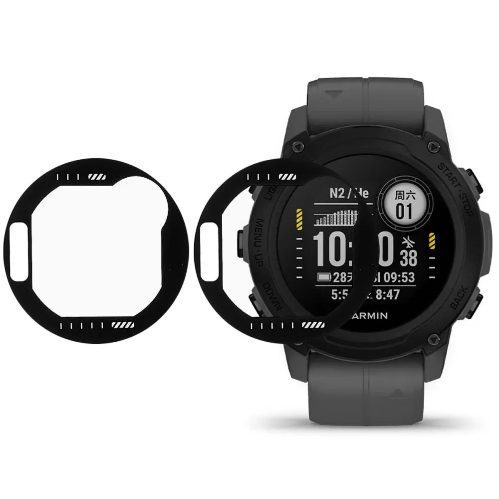 2Pcs Garmin Descent G1 curved edge PMMA screen protector