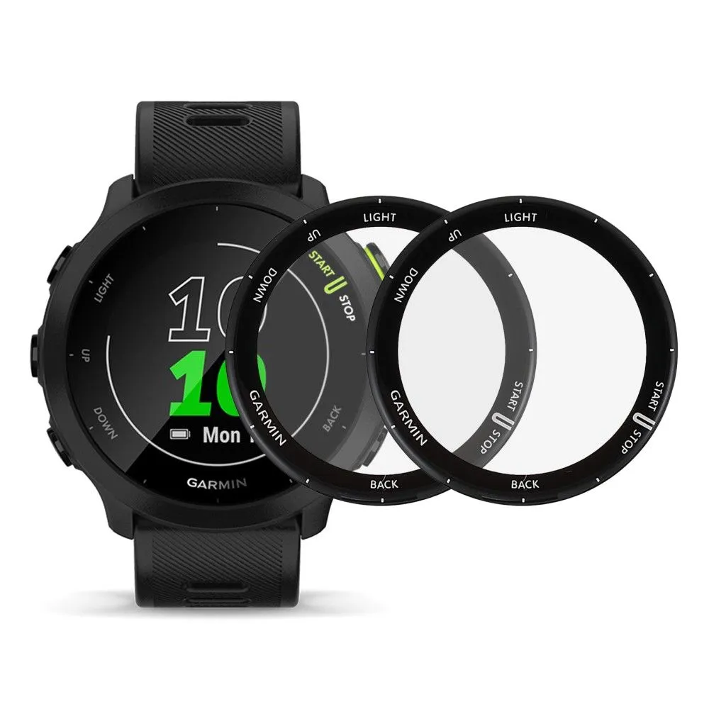 2Pcs Garmin Forerunner 158 HD clear PMMA screen protector