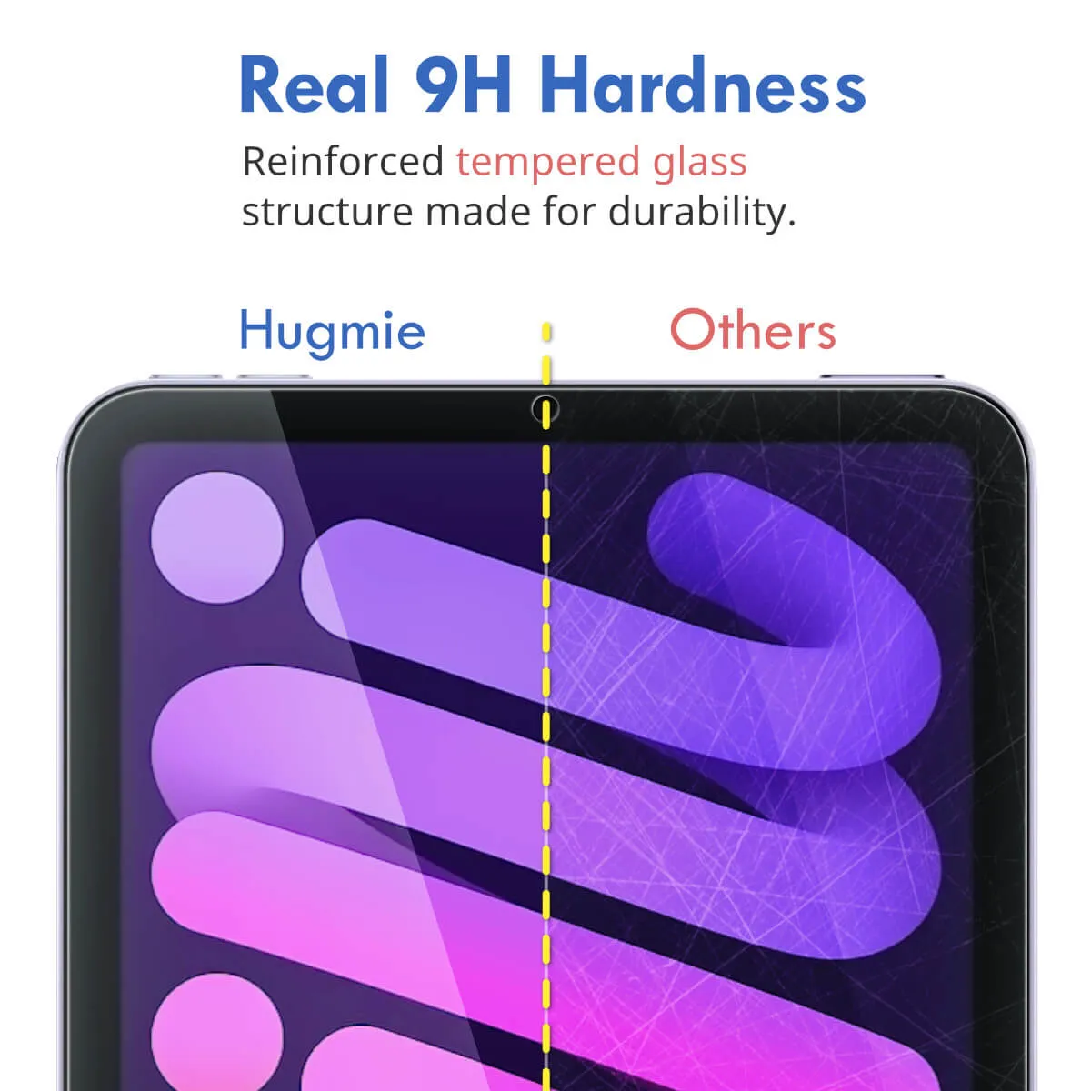 2x Hugmie® iPad Mini 1/2/3 Tempered Glass Screen Protector