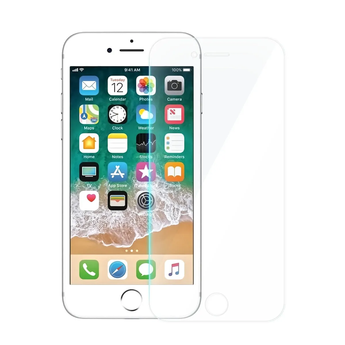 2x Hugmie® iPhone 6/7/8 Plus Tempered Glass Screen Protector
