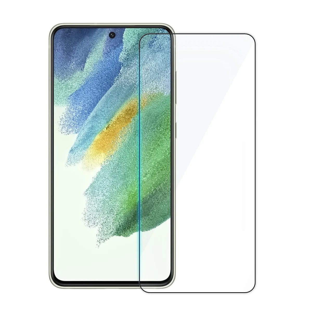 2x Hugmie® Samsung S21 FE Full Coverage Screen Protector