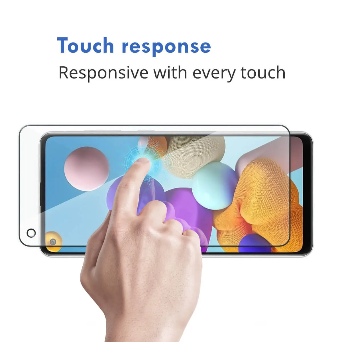 2x Hugmie® Samsung S21 FE Full Coverage Screen Protector