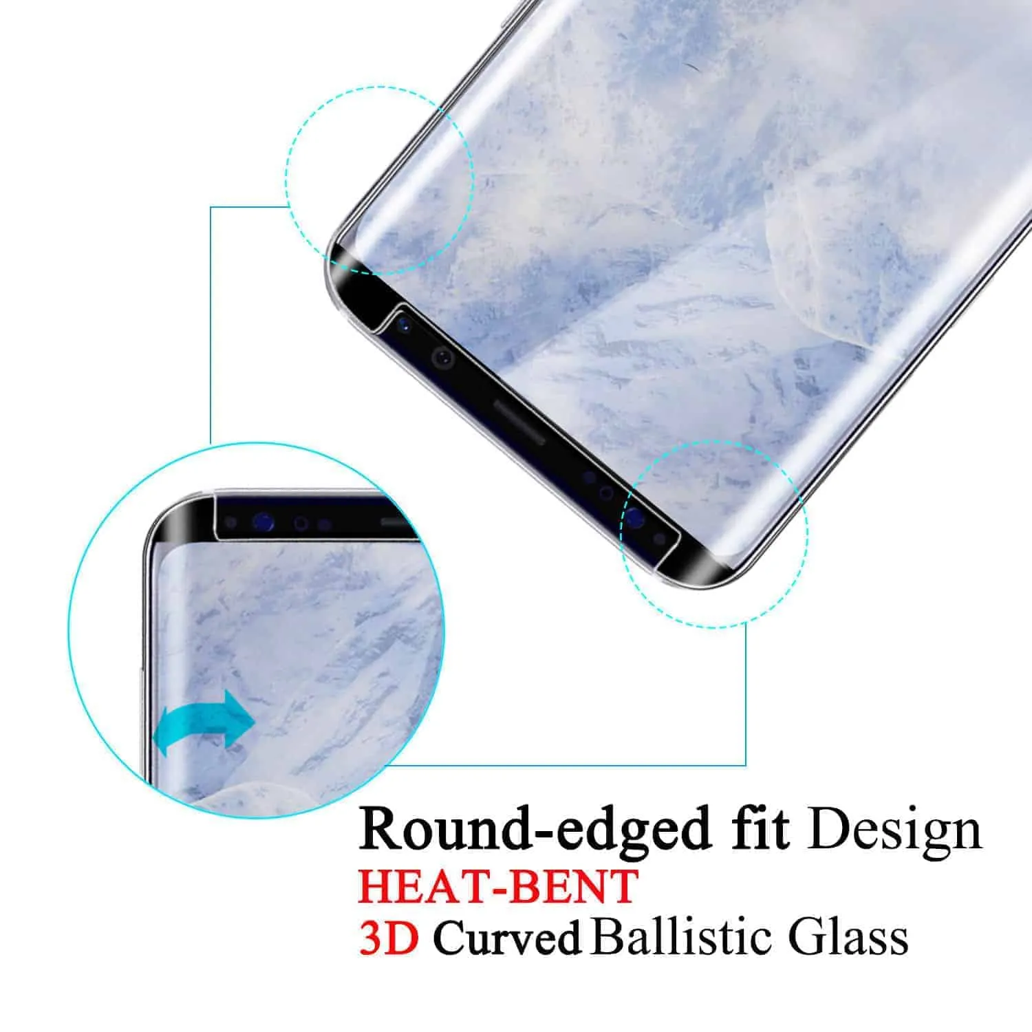 3 Pack Samsung Galaxy S9 Screen Protector - S9 Screen Protector