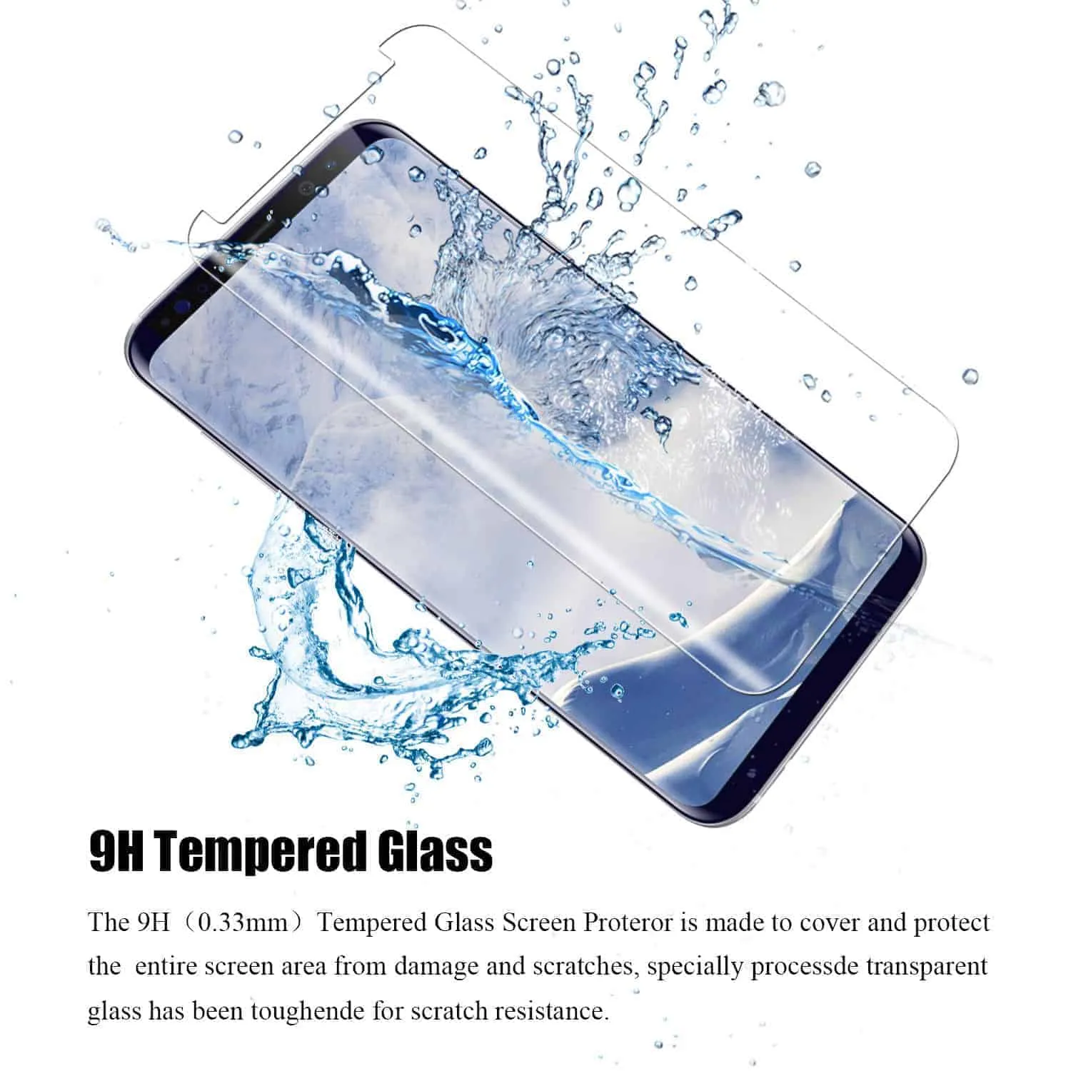 3 Pack Samsung Galaxy S9 Screen Protector - S9 Screen Protector