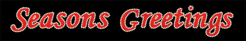 40' Season's Greetings Overhead or Ground Mount Display