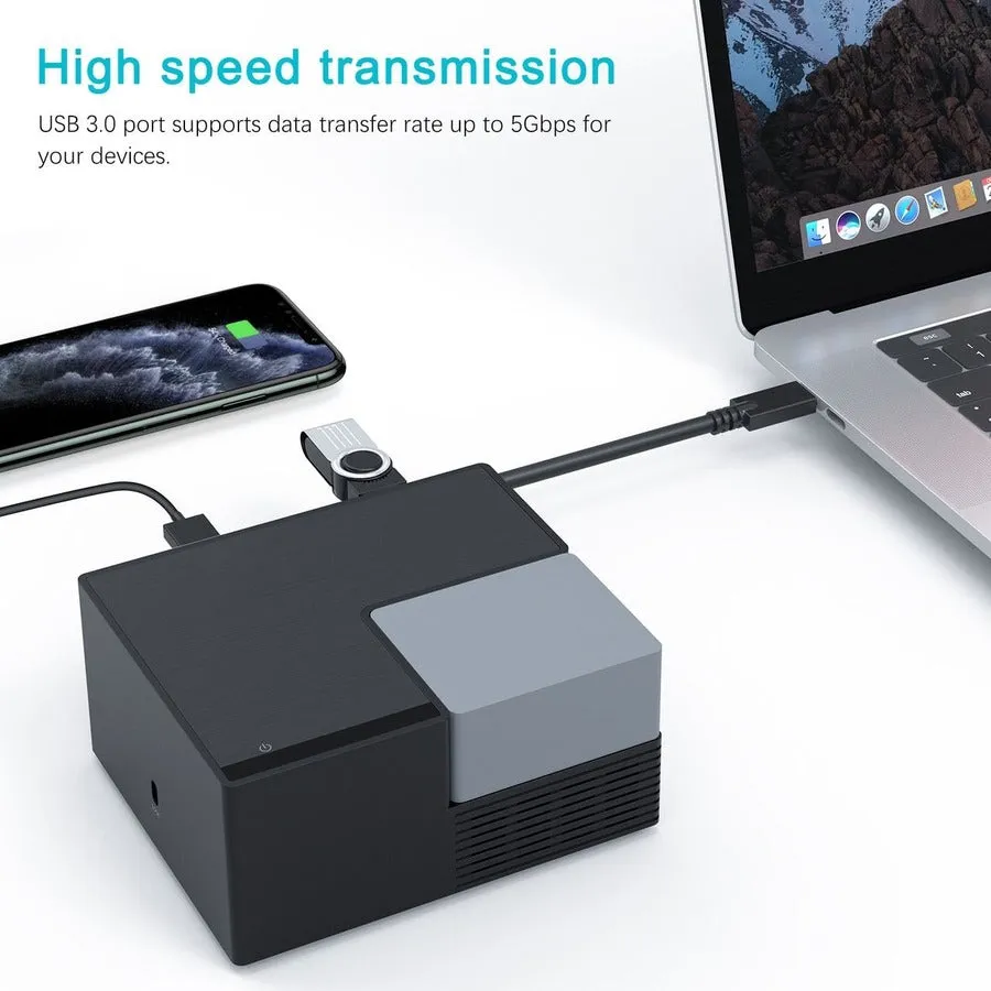 4XEM 65W USB-C 4K Dual Display Universal Docking Station with Power Delivery 4XUG76PD2