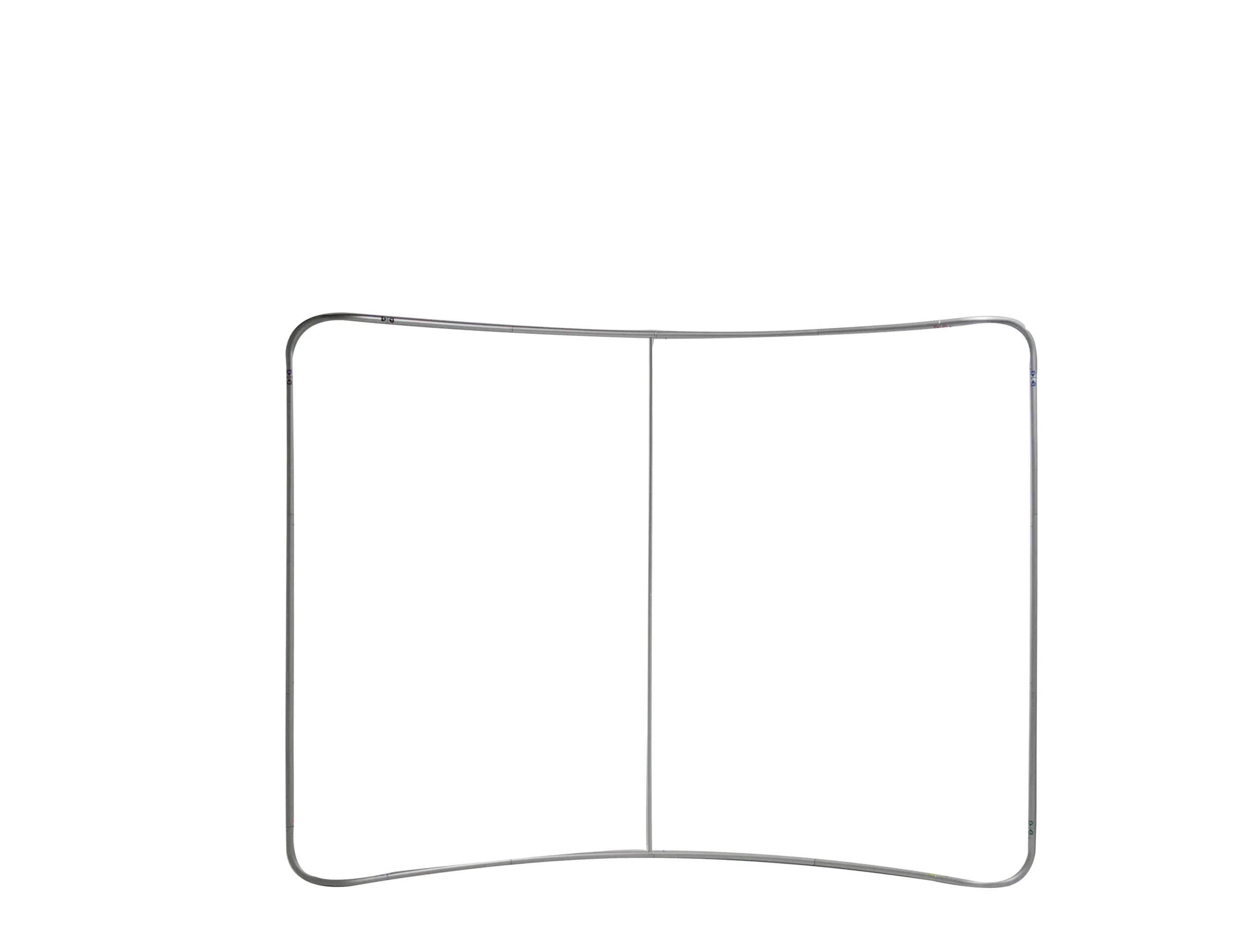 6 Ft. EZ Tube Display - Tabletop Curve Single-Sided Graphic Package