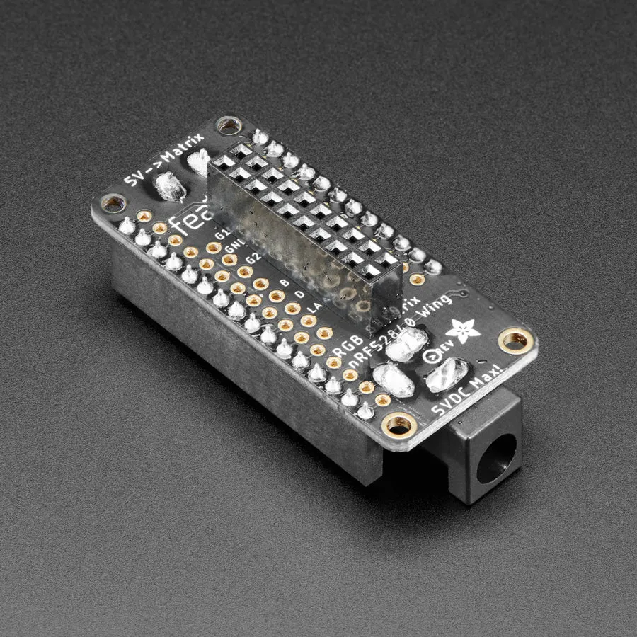 Adafruit RGB Matrix FeatherWing Kit - For nRF52840 Feathers