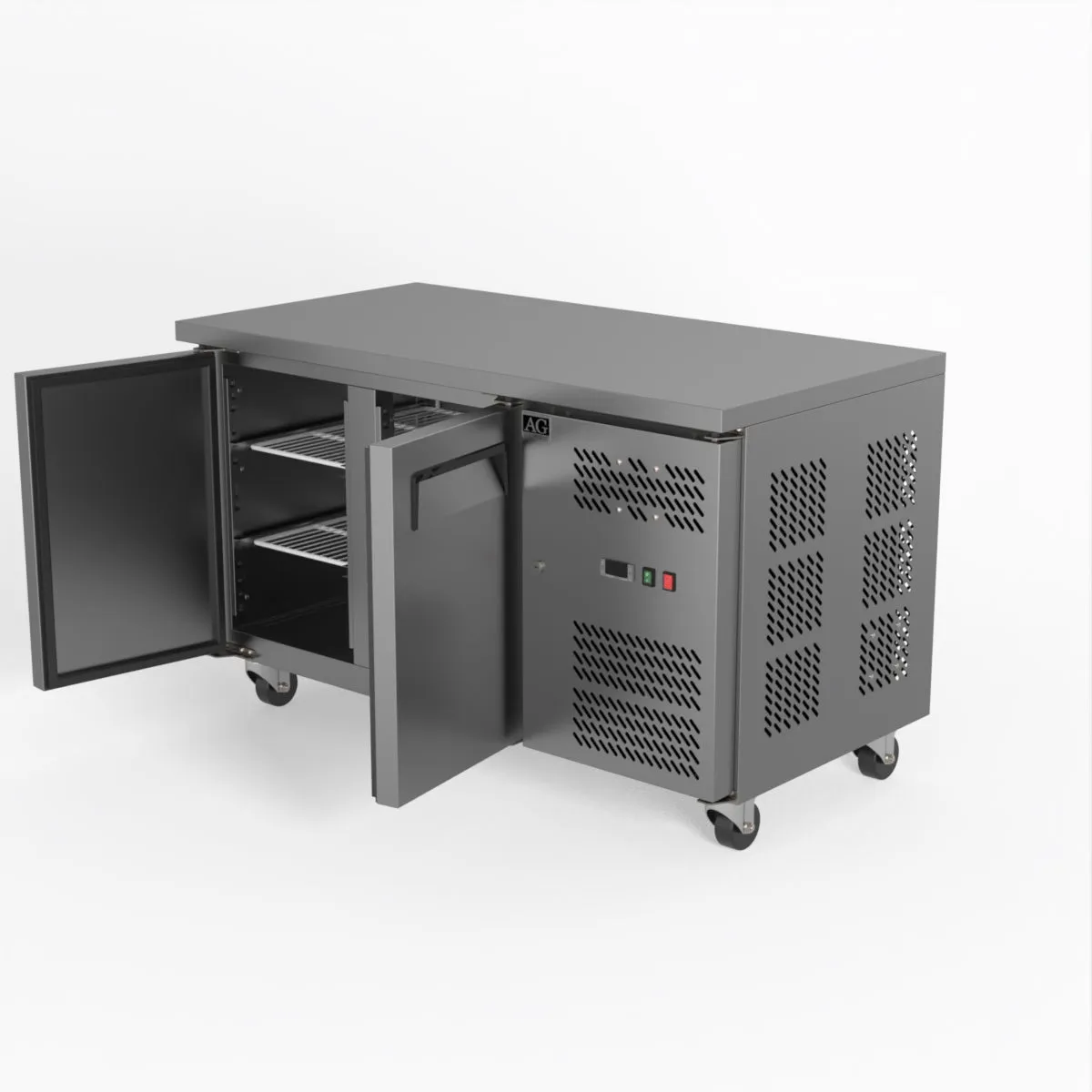 AG Two Door Commercial Worktop / Under Bench Freezer 700mm Depth