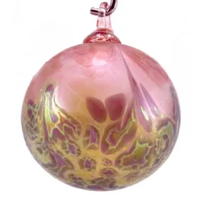 Alchemy Ornament Shown In Joyful Pink by The Furnace Glassworks