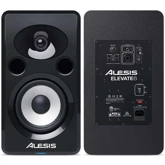 Alesis Elevate 6 Pair Studio Monitor Speakers