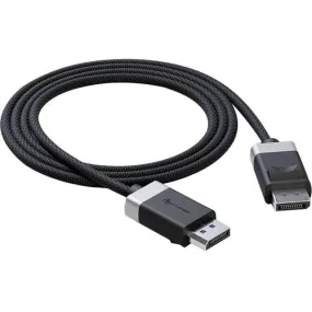 Alogic Fusion 8K DisplayPort to DisplayPort Cable - 2m - 2 m DisplayPort A/V Cable for Notebook, Computer, TV, Projector - First End: 1 x DisplayPort 1.4 Digital Audio/Video - Male - Second End: 1 x DisplayPort 1.4 Digital Audio/Video - 32 Gbit/s - Suppor