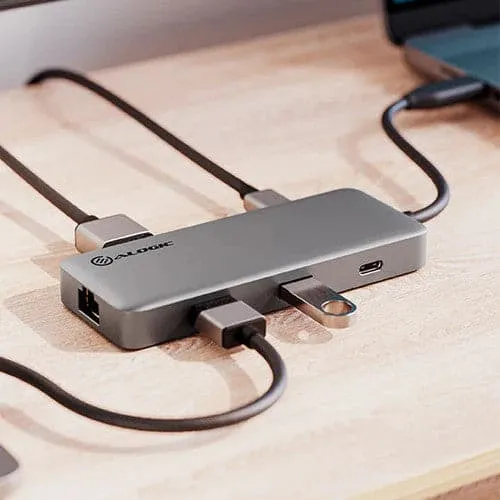 ALOGIC SPARK 6-in-1 USB 4 Multiport Hub to 8K HDMI / USB-C PD / 2x USB-A / Gigabit RJ45