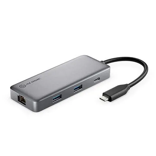 ALOGIC SPARK 6-in-1 USB 4 Multiport Hub to 8K HDMI / USB-C PD / 2x USB-A / Gigabit RJ45