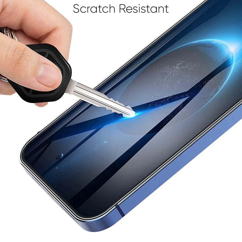 AMZER Tempered Glass Screen Protector for iPhone 13 Pro Max with Easy Install Kit (pack of 2)