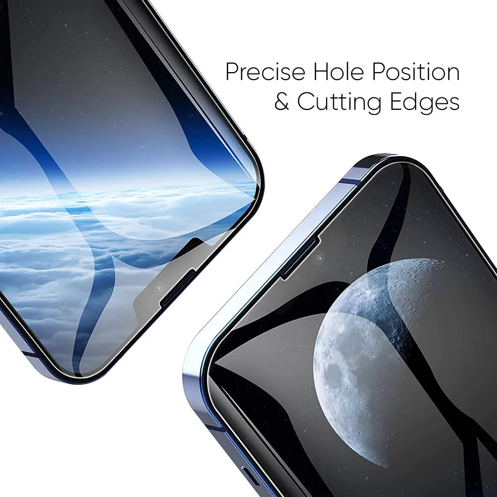 AMZER Tempered Glass Screen Protector for iPhone 13 Pro Max with Easy Install Kit (pack of 2)