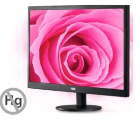 AOC E1670SWU 15.6" WLED MONITOR BLACK WLMNT (VGA)