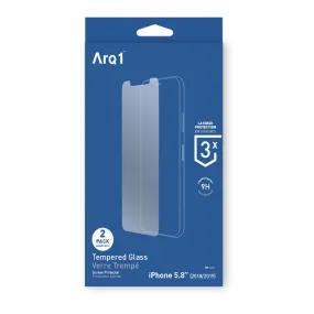 ARQ1 Tempered Glass Screen Protector For iPhone 11 Pro - 2Pk