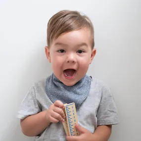 Bandana Bib (Blue Yarn Dyed Jersey)