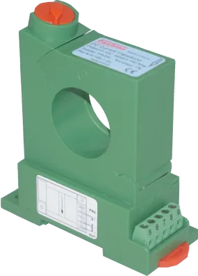 BH-100-1-24, Split Core Hall Effect DC Current Transducer,  /-100 Amp DC,  /-10V Bipolar output, 31mm aperture, 24VDC supply