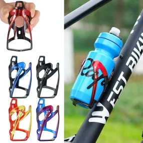 Bicycle Water Bottle Cage Multi-color Gradient Road Mountain Bike Water Bottle Cage Cycling Water Cup Holder Bike Accessories