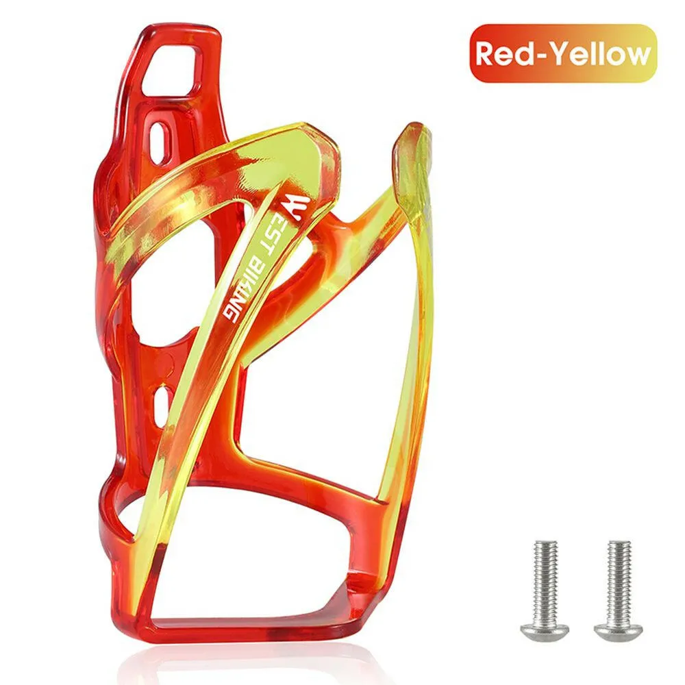 Bicycle Water Bottle Cage Multi-color Gradient Road Mountain Bike Water Bottle Cage Cycling Water Cup Holder Bike Accessories