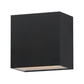 Blok 5 in. LED Outdoor Wall Sconce 3000K Black Finish