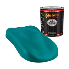 Bright Racing Aqua - Hot Rod Flatz Flat Matte Satin Urethane Auto Paint - Paint Quart Only - Professional Low Sheen Automotive, Car Truck Coating, 4:1 Mix Ratio