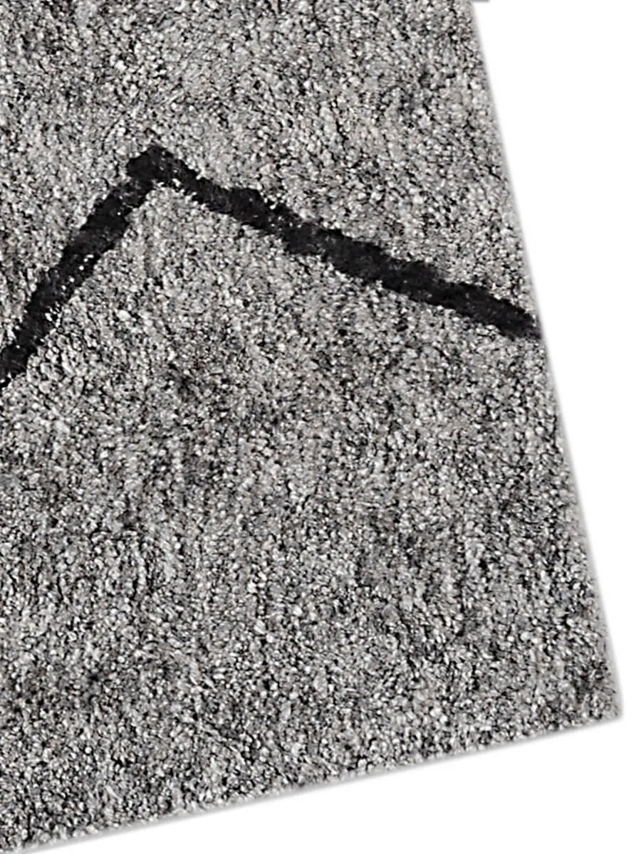 Bryant Oyster Gray Shag Rug 3'x5'