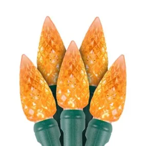 C6 LED Christmas Lights 100L Orange