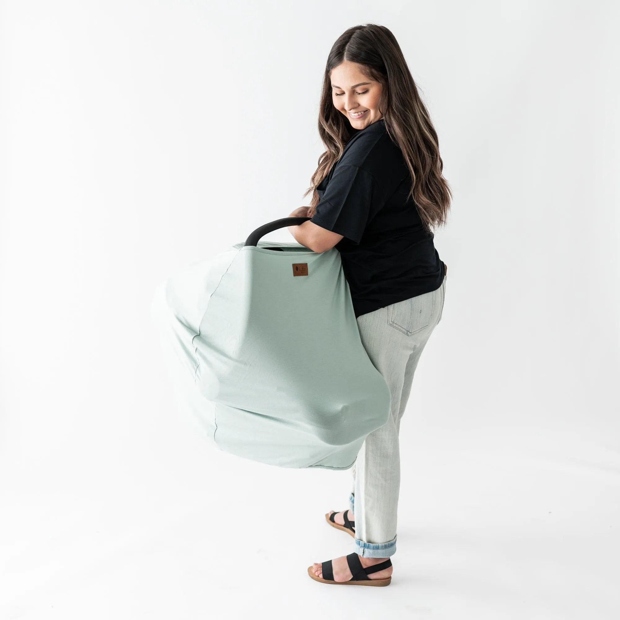 Car Seat Cover in Sage