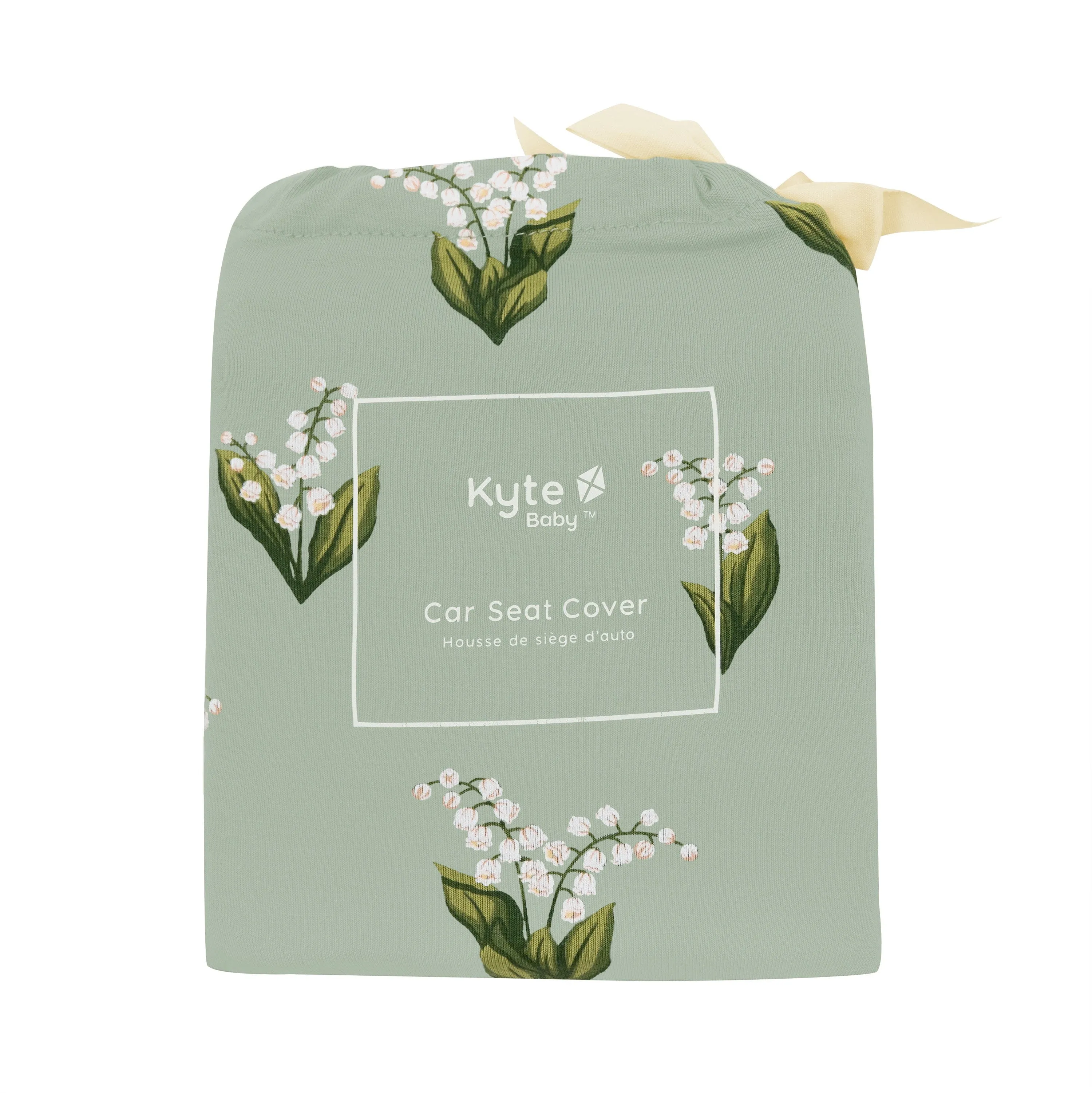 Car Seat Cover in Thyme Lily