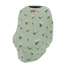Car Seat Cover in Thyme Lily