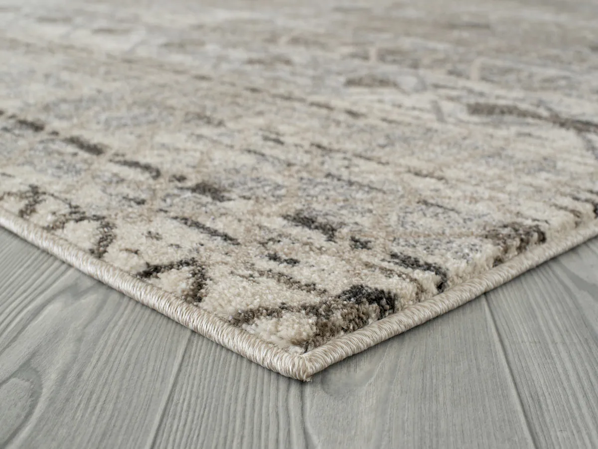 Caribe Modern Walnut Power-Loomed Rug 5'x7'9"