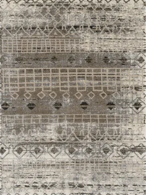 Caribe Modern Walnut Power-Loomed Rug 5'x7'9"