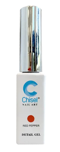 Chisel Nail Art Gel - Red Pepper