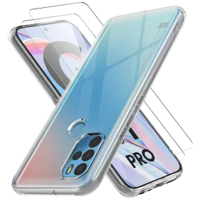 Clear Flex-Gel Case   2 Screen Protectors for BLU G91 Pro (Clear)