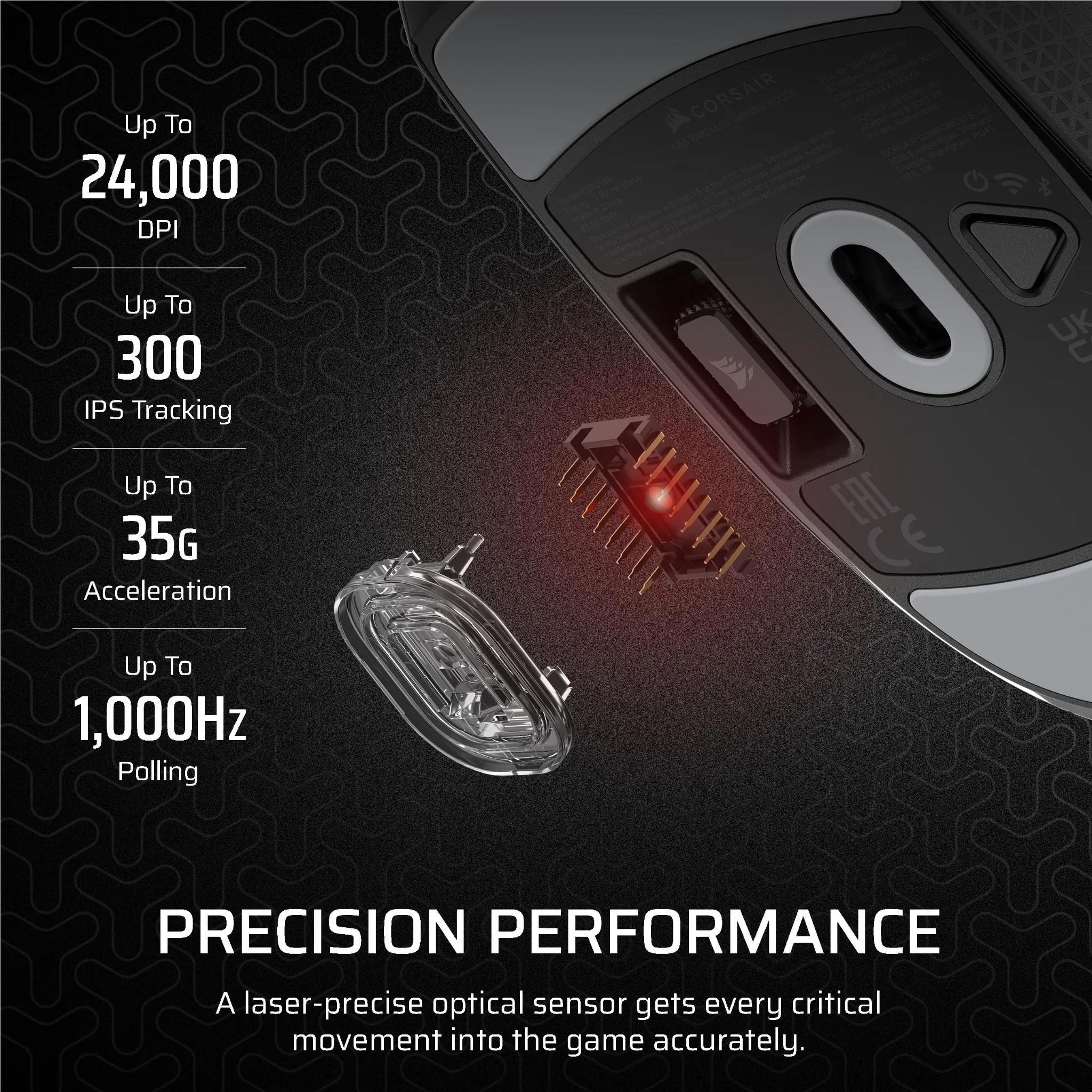 Corsair M55 Wireless Gaming Mouse