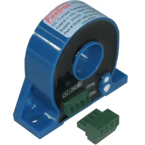DCBT-050-24-10-10, Hall Effect DC Current Transducer,  /-50 Amp DC,  /-10VDC bipolar output, 24VDC supply, 20mm Aperture