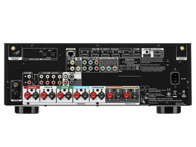 Denon AVR-X2700H, 7.2 kanalo AV resyveris- stiprintuvas 2700