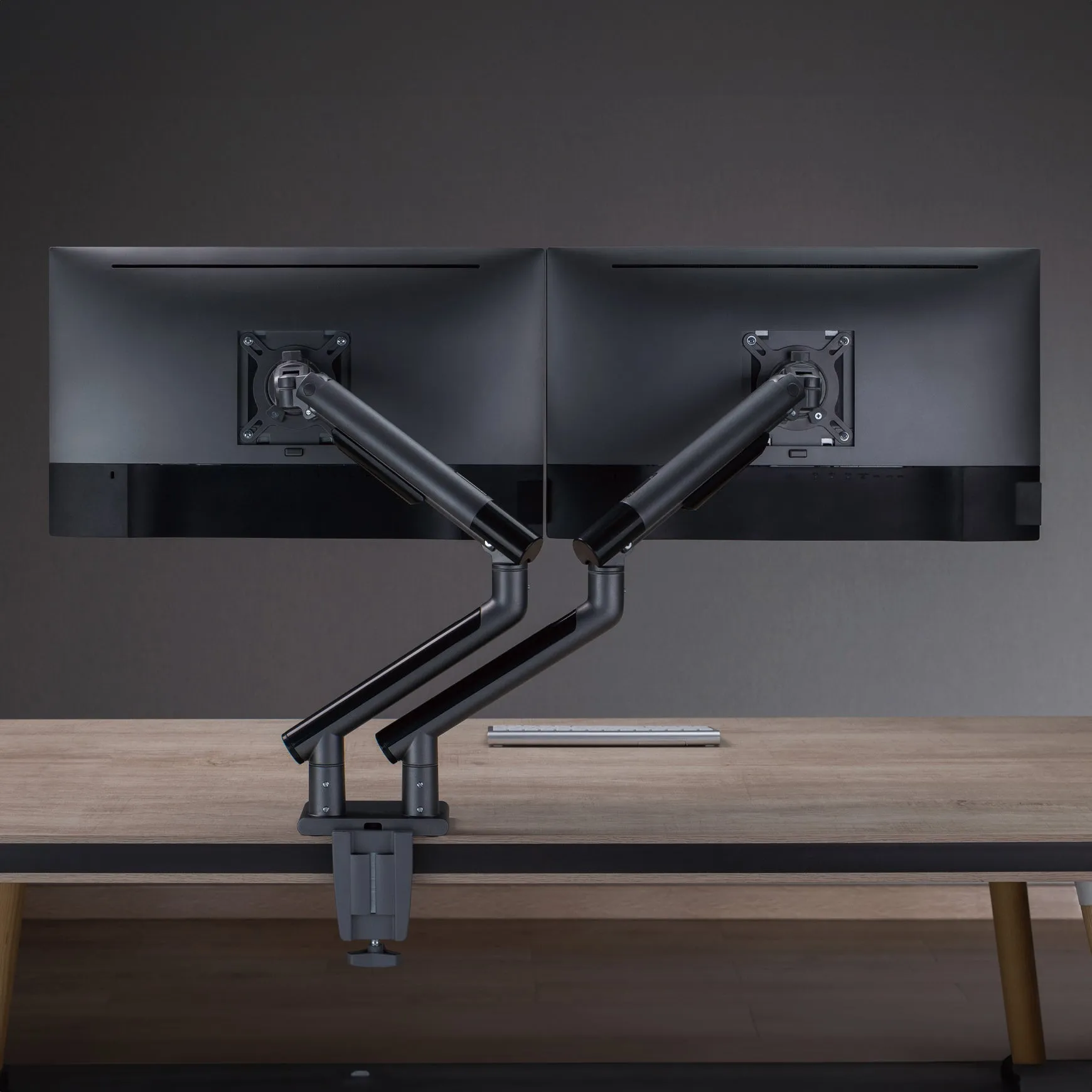 Desky Dual Slim Aluminium Monitor Arm