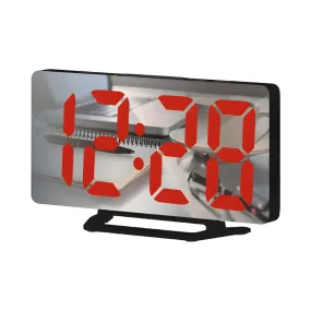 Digital Mirror Bedside Clock Mf-5 Red